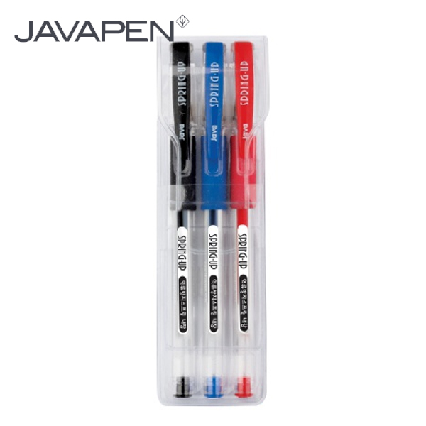 [JAVA] 자바 0.38mm 스프링업 3색세트 세필중성펜