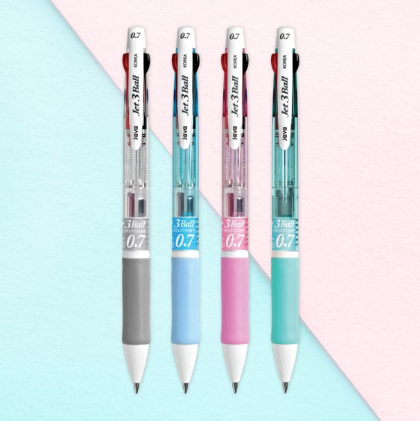 [자바] 제트3볼 3색볼펜 0.7mm