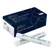 [문교] 전문가용 프리미엄 오일파스텔 흰색 (6개입)