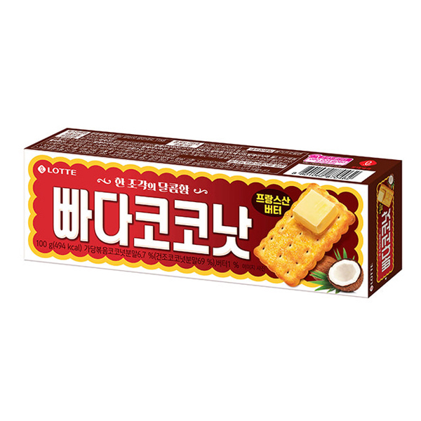[식품/간식] 롯데 빠다코코낫 100g