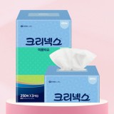 [크리넥스] 미용티슈 각티슈 250매*3개