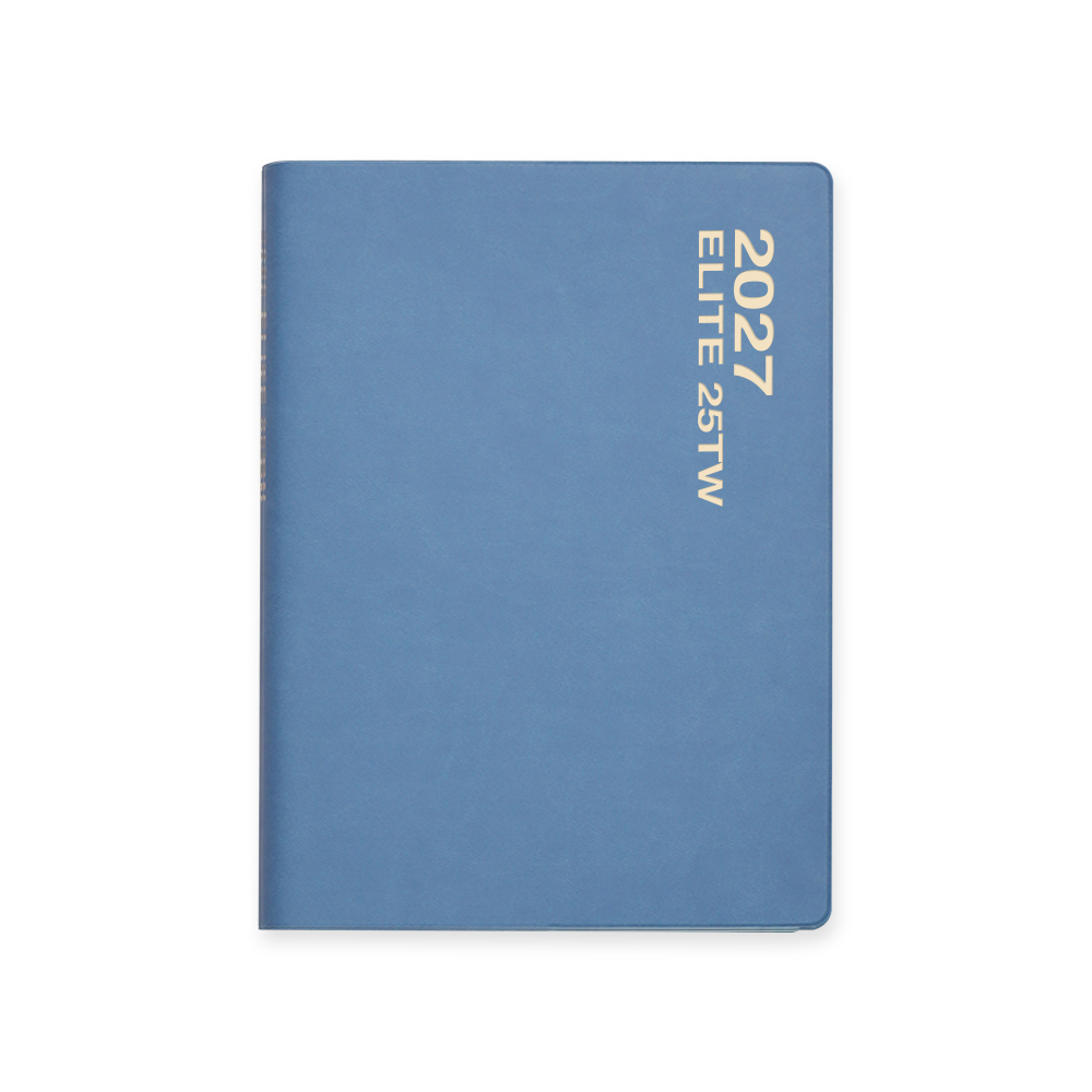 [2027다이어리] 20%할인 양지사 엘리트25Tw 블루 (1면2일) 150x213mm