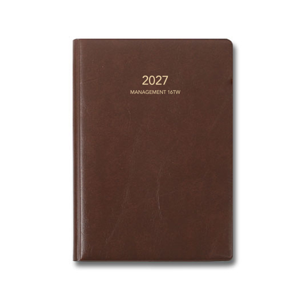 [2027다이어리] 20%할인 양지사 매니지먼트16Tw 브라운 (2면1주) 182x258mm