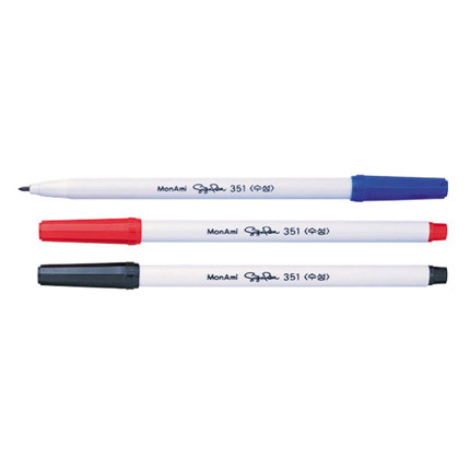 [monami] 모나미 수성싸인펜 351 낱개