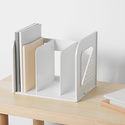 [시스맥스]280153 EL책꽂이3단 - WH(화이트)