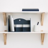 [시스맥스]280131 멀티책꽂이3단 - NV(네이비)