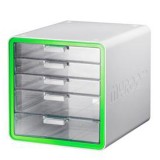 [시스맥스]270010 마이룸 멀티캐비넷5단(서류함) - GN그린(연두)