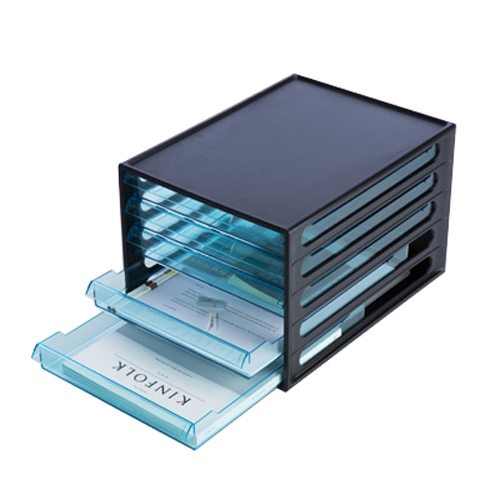 [시스맥스]270918 EL서류함5단 - BK(블랙)