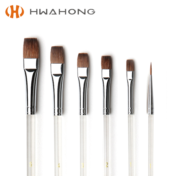 [화홍] 구성붓 평붓 937 납작붓 디자인붓세트 (6본조)