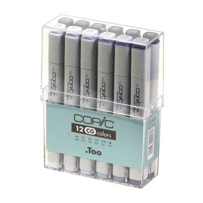 [Copic] 코픽 트윈마카 Cool Grey 12색