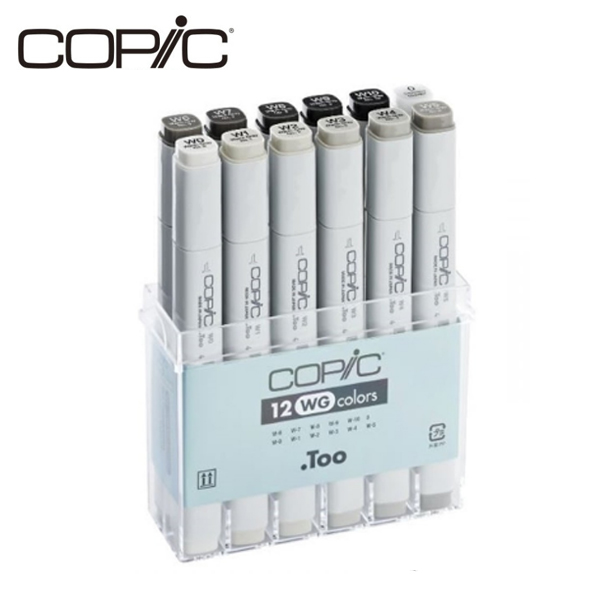 [COPIC] 코픽 트윈마카 Warm Grey 12색