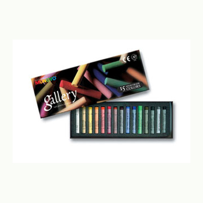 갤러리 소프트 원형파스텔 15색