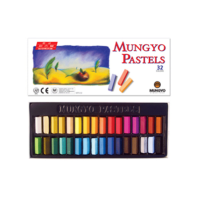 [문교] 사각파스텔 32색