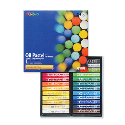 [문교] 오일파스텔 24색 MOP-24