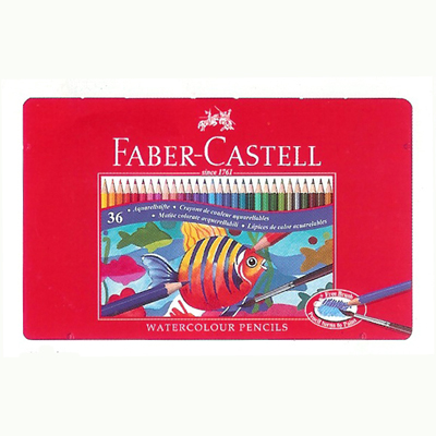 [파버카스텔] 레드틴 수채색연필 36색