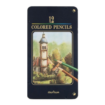 [문화] 넥스프로유성색연필/틴케이스 12색