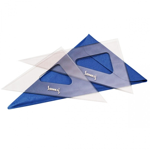 [산키스] 제도용 삼각자 무선2본 36cm