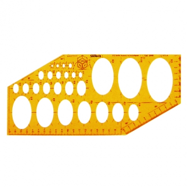 [산키스] 템플릿 템플레이트 타원형판 No.831645