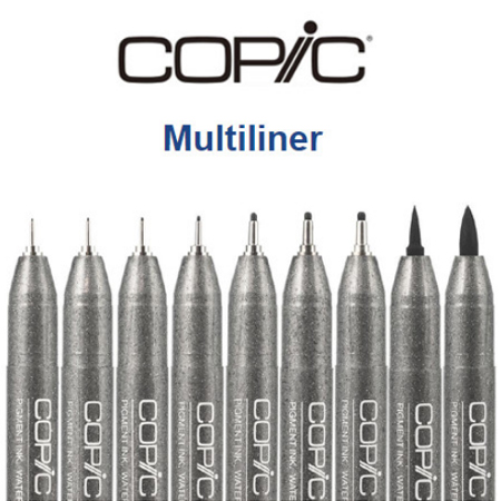 [Copic] 코픽 멀티라이너 블랙 [0.03mm~1.0mm/BM/BS]