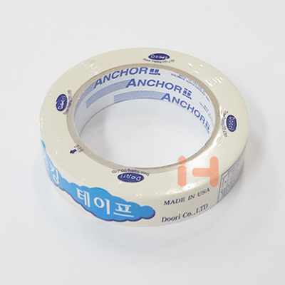 [두리교역] 최고급 백마스킹테이프 종이테이프 25mm*40m